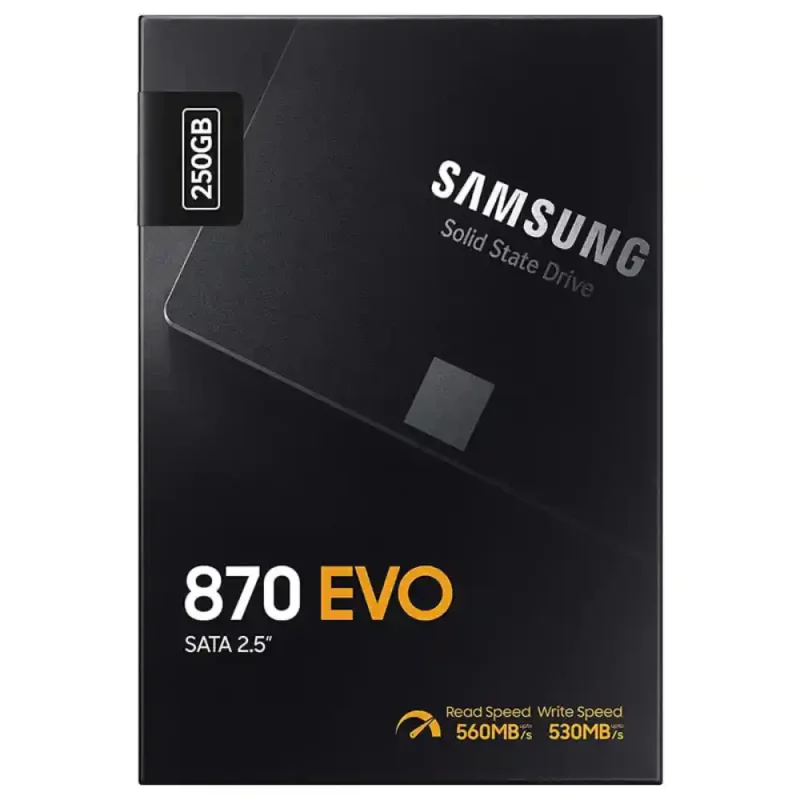 اس اس دی سامسونگ EVO 870 ظرفیت 250 گیگابایت | فروشگاه خرید کامپیوتر لیان سیستم