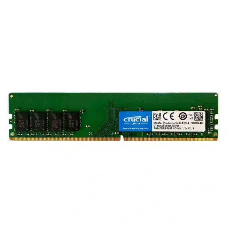 مشخصات و قیمت رم دسکتاپ مدل کروشیال 2666 DDR4 ظرفیت 8 گیگابایت با کمترین قیمت