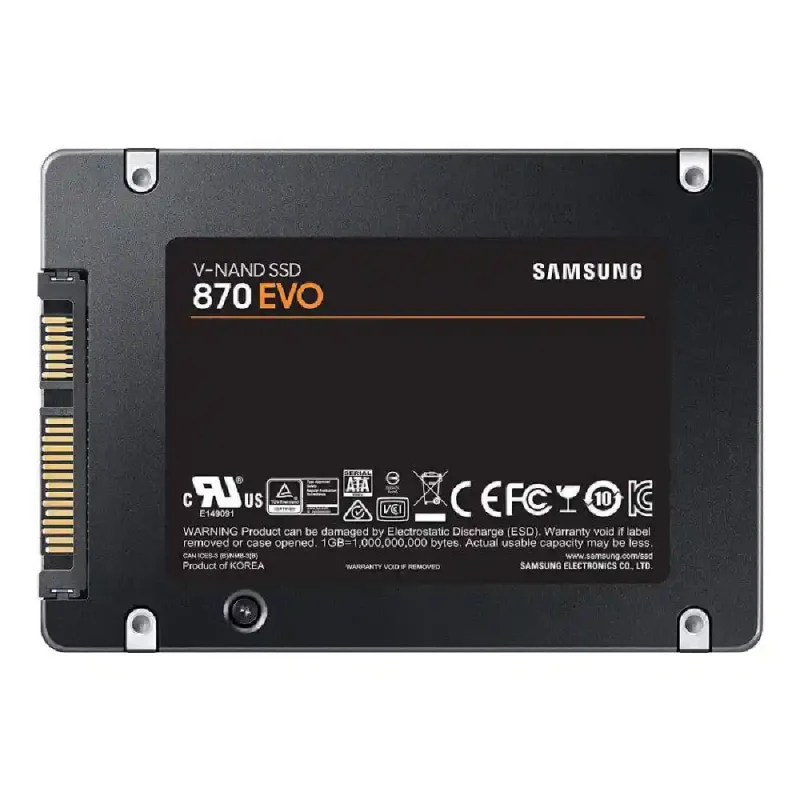 اس اس دی سامسونگ EVO 870 ظرفیت 250 گیگابایت | فروشگاه خرید کامپیوتر لیان سیستم