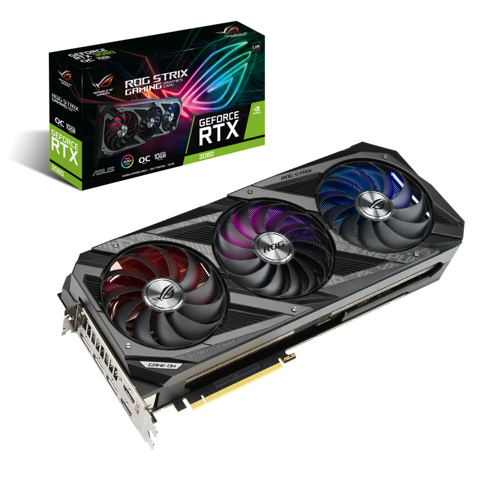 قیمت کارت گرافیک ایسوس مدل RTX 3080 ROG STRIX 10G GDDR6X کارکرده کارت گرافیک ایسوس مدل RTX 3080 ROG STRIX 10G GDDR6X