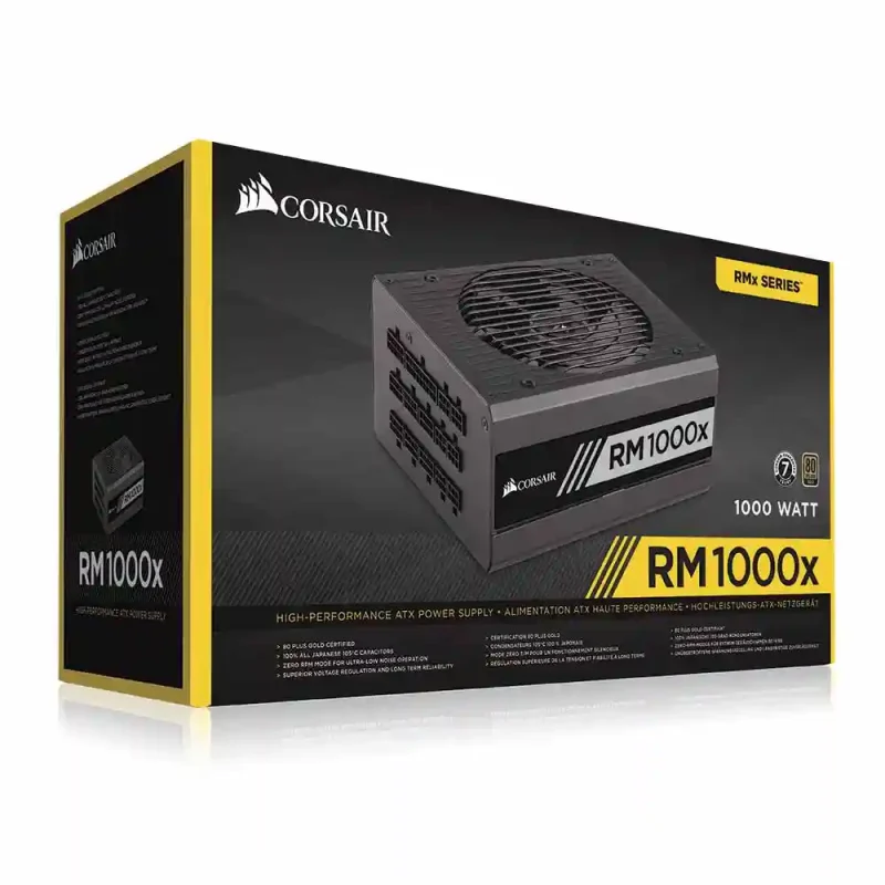 منبع تغذیه کورسیر Corsair RM1000X | فروشگاه خرید کامپیوتر لیان سیستم