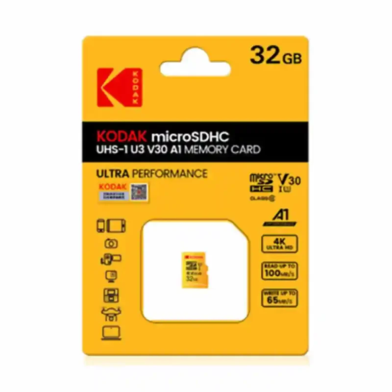 کارت حافظه microSDHC کداک مدل UHS-I U3 V30 A1 ظرفیت 32 گیگابایت | فروشگاه خرید کامپیوتر لیان سیستم