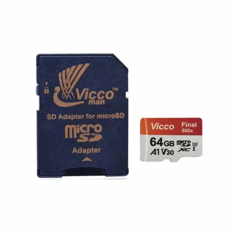 کارت حافظه ویکومن microSDHC مدل 600x ظرفیت 64 گیگابایت | فروشگاه خرید کامپیوتر لیان سیستم
