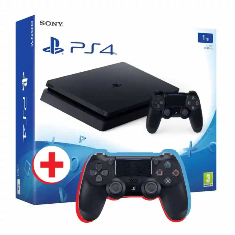 پلی استیشن Sony Playstation 4 Slim دو دسته | فروشگاه خرید کامپیوتر لیان سیستم