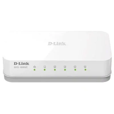 مشخصات و خرید سوییچ 5 پورت دی-لینک DES-1005C