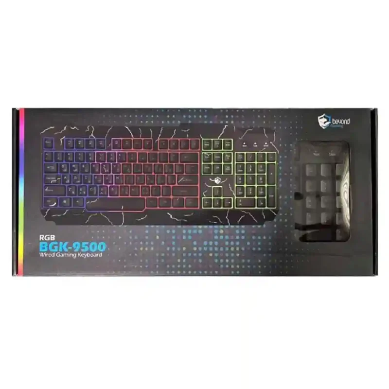 کیبورد مخصوص بازی بیاند BGK-9500 RGB | فروشگاه خرید کامپیوتر لیان سیستم