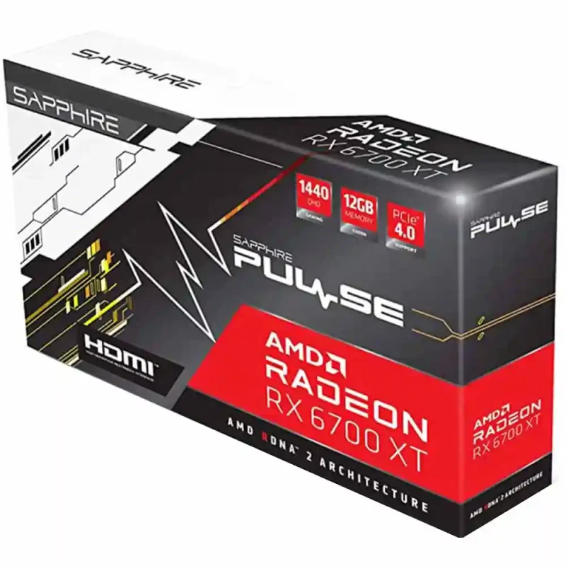 کارت گرافیک سافایر RX 6700 XT Pulse OC 12G GDDR6 | فروشگاه خرید کامپیوتر لیان سیستم