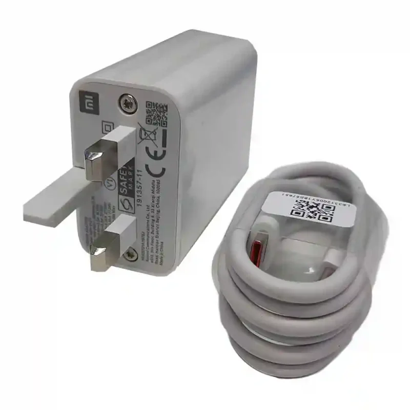 شارژر شیائومی مدل MDY-11-EY به همراه کابل USB-C | فروشگاه خرید کامپیوتر لیان سیستم