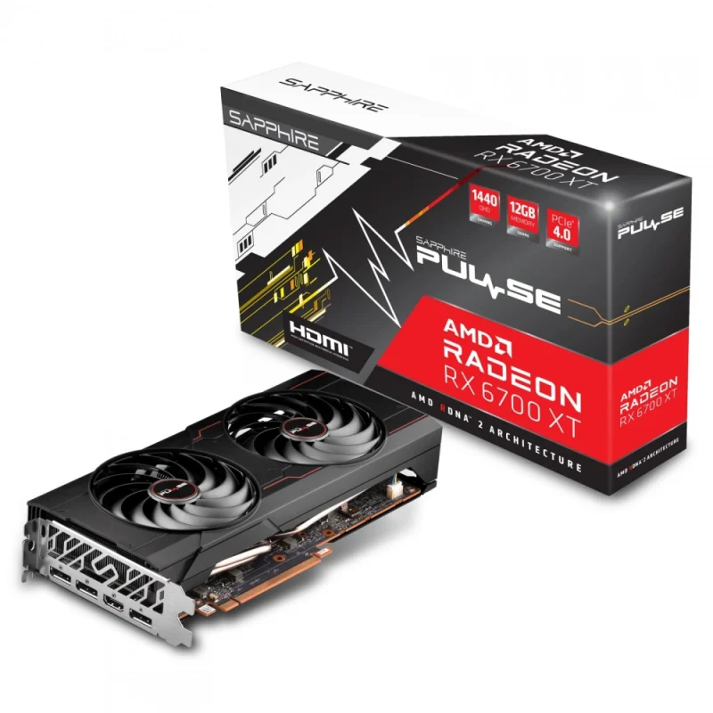 کارت گرافیک سافایر SAPPHIRE RX 6700 XT Pulse OC 12G GDDR6 کارکرده | فروشگاه خرید کامپیوتر لیان سیستم