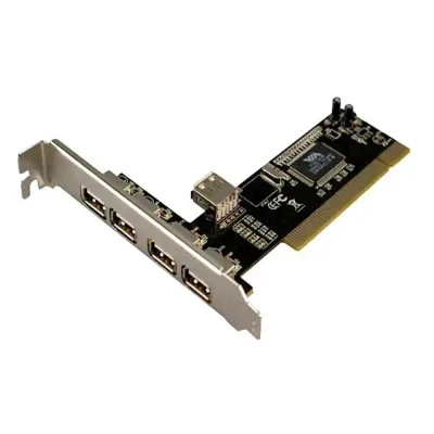 مشخصات و خرید هاب USB2.0 پنج پورت PCI مدل 002