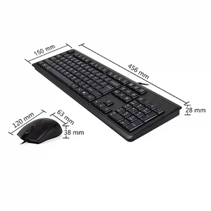 کیبورد و ماوس ای فورتک KR-9276 | فروشگاه خرید کامپیوتر لیان سیستم