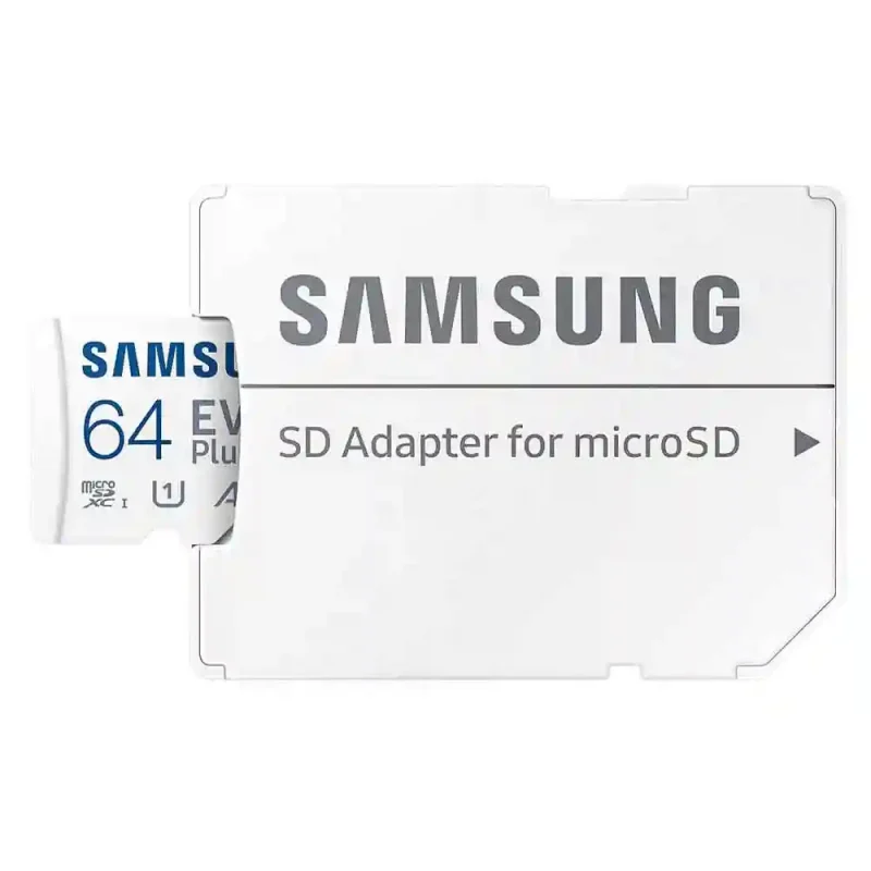 کارت حافظه microSDXC سامسونگ Evo Plus A1 V10 UHS-I U1 ظرفیت 64 گیگابایت | فروشگاه خرید کامپیوتر لیان سیستم