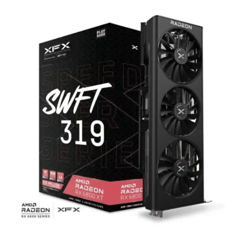 مشخصات و خرید کارت گرافیک ایکس اف ایکس مدل RX 6800 SWFT 319 16G GDDR6