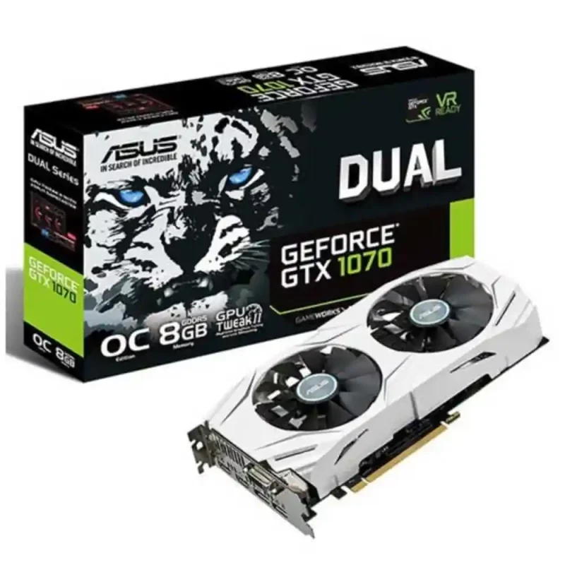 کارت گرافیک ایسوس مدل GTX 1070 DUAL OC 8G GDDR5 | فروشگاه خرید کامپیوتر لیان سیستم