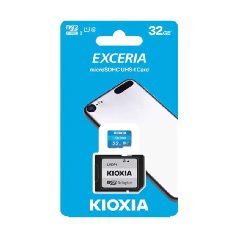 کارت حافظه MicroSD کیوکسیا ظرفیت 32 گیگابایت | فروشگاه خرید کامپیوتر لیان سیستم