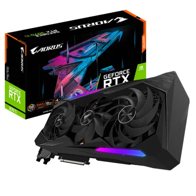 کارت گرافیک گیگابایت GIGABYTE 3070ti Gaming AORUS MASTER OC 8G کارکرده