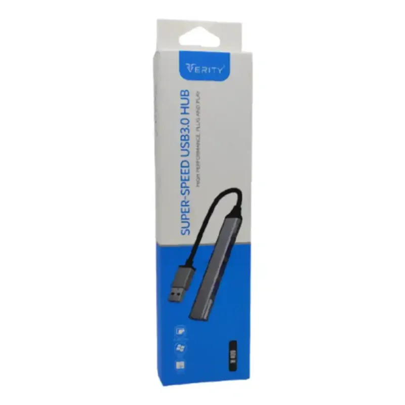 هاب 4 پورت USB 3.0 وریتی مدل H409 | فروشگاه خرید کامپیوتر لیان سیستم