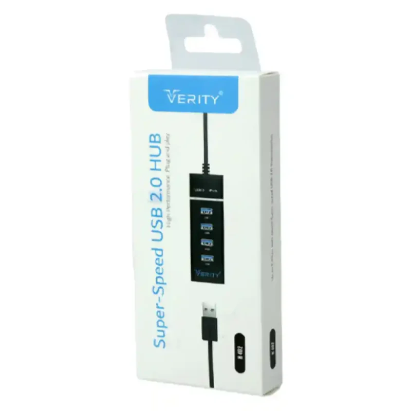 هاب 4 پورت USB 3.0 وریتی H402 | فروشگاه خرید کامپیوتر لیان سیستم