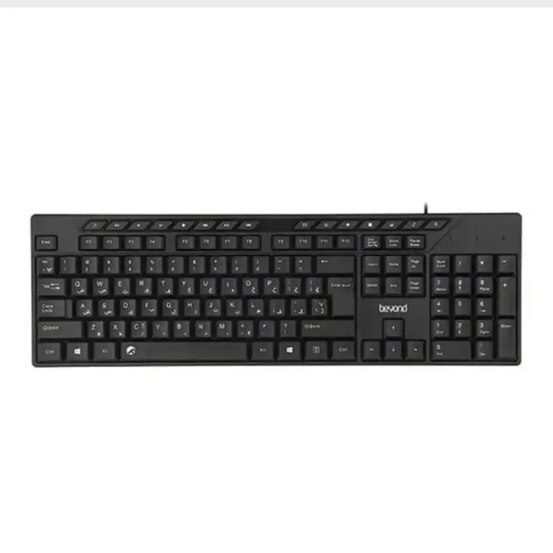مشخصات و خرید کیبورد باسیم بیاند BK-3636 با حروف فارسی