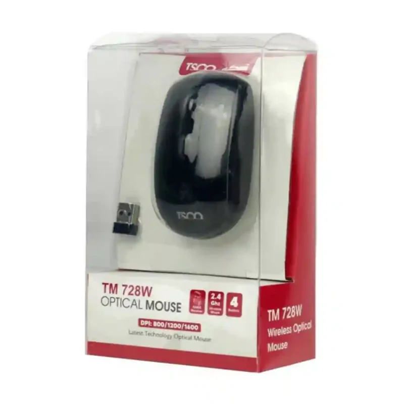 ماوس بی سیم تسکو مدل TM 728W | فروشگاه خرید کامپیوتر لیان سیستم