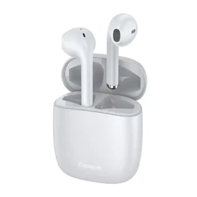 مشخصات و خرید هدفون بی‌ سیم باسئوس ENCOK W04 PRO همراه با محفظه شارژ بی‌سیم