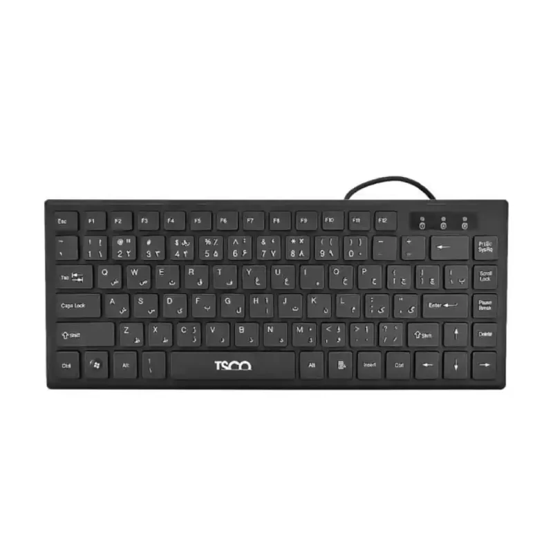 مشخصات و خرید کیبورد تسکو مدل TK 8001 با حروف فارسی