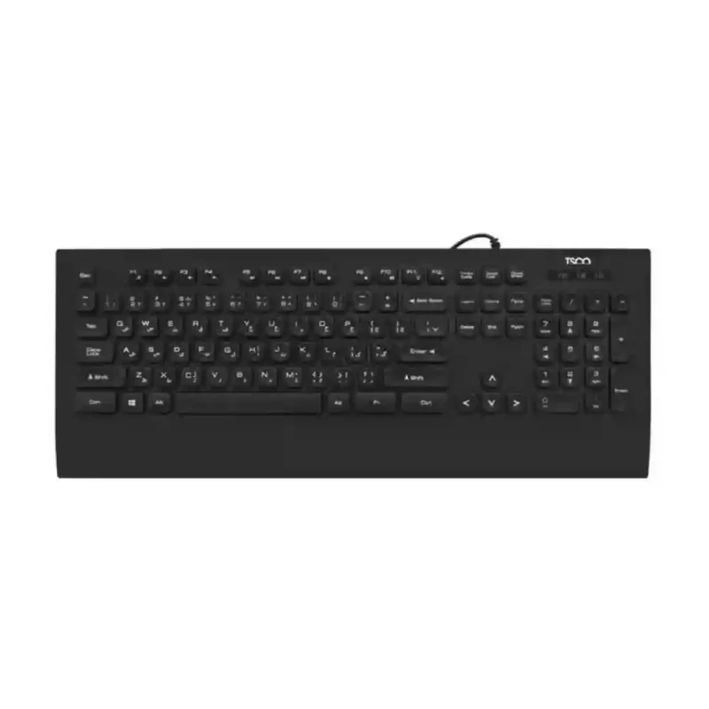 مشخصات و خرید کیبورد تسکو مدل TK 8027 با حروف فارسی
