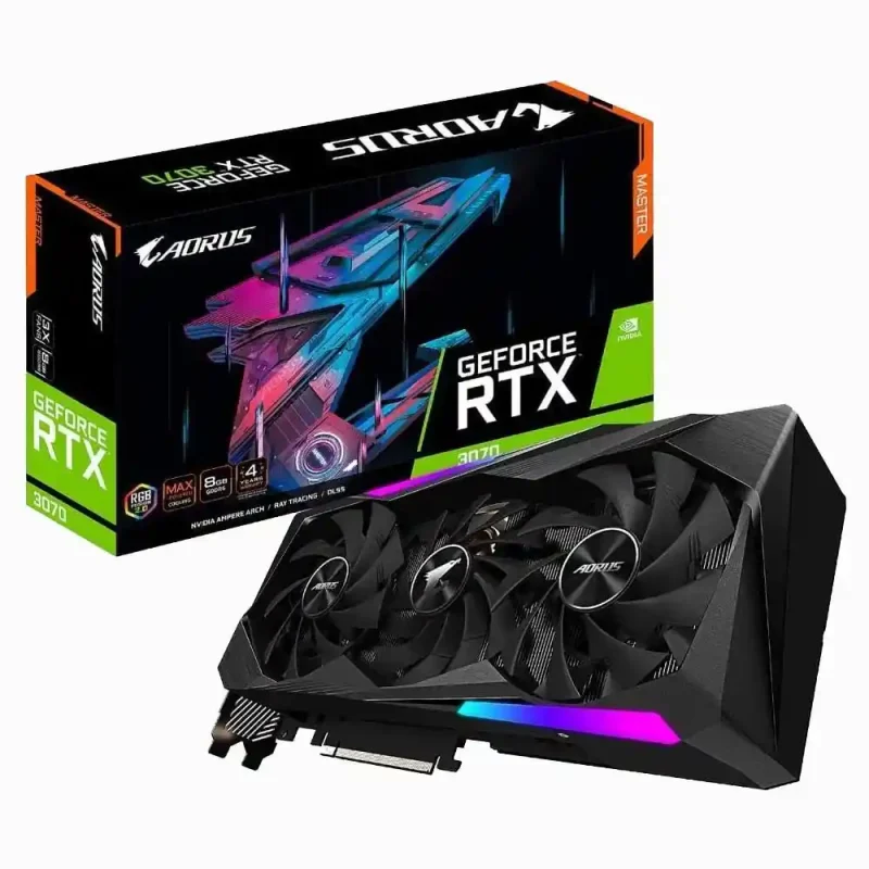 کارت گرافیک گیگابایت GIGABYTE 3070 Gaming AORUS Master 8G | فروشگاه خرید کامپیوتر لیان سیستم