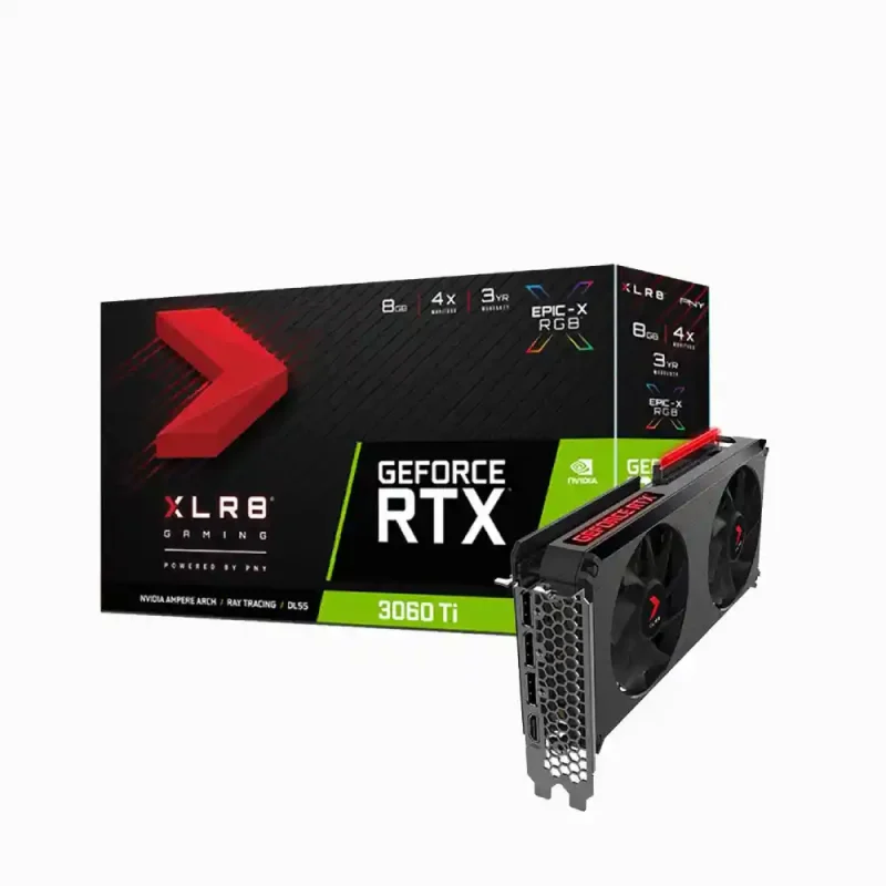 کارت گرافیک پی ان وای PNY GeForce RTX 3060 Ti 8GB XLR8 | فروشگاه خرید کامپیوتر لیان سیستم