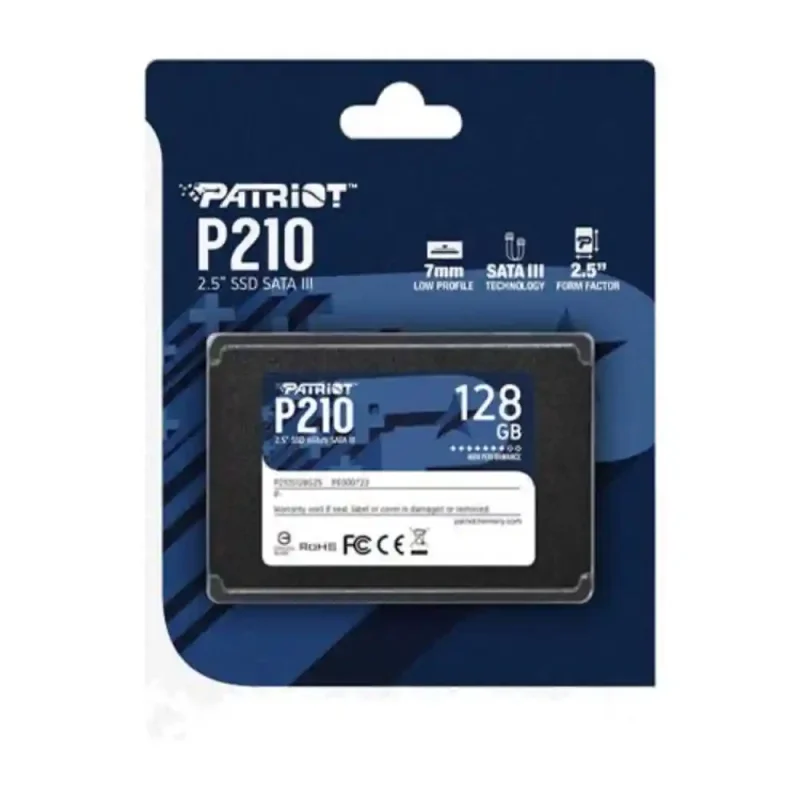 مشخصات و خرید اس اس دی اینترنال پاتریوت P210 ظرفیت 128 گیگابایت