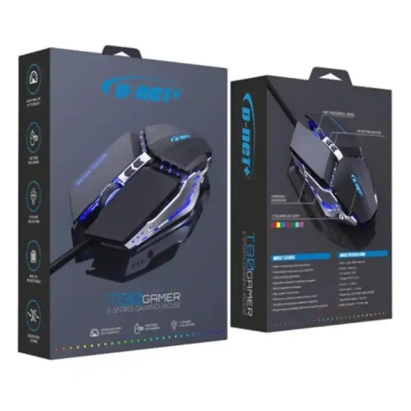 ماوس گیمینگ دی نت T80 RGB | فروشگاه خرید کامپیوتر لیان سیستم