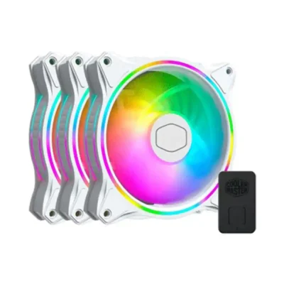 مشخصات و خرید فن خنک کننده کیس کولرمستر مدل MASTERFAN MF120 HALO بسته سه عددی