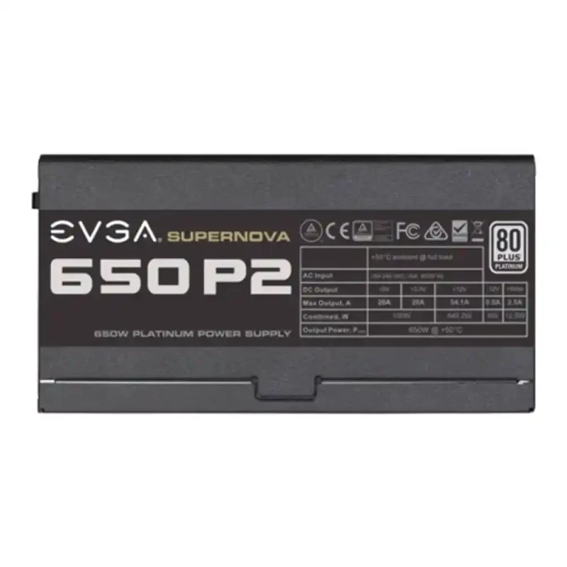 منبع تغذیه EVGA Supernova Gold 650W | فروشگاه خرید کامپیوتر لیان سیستم