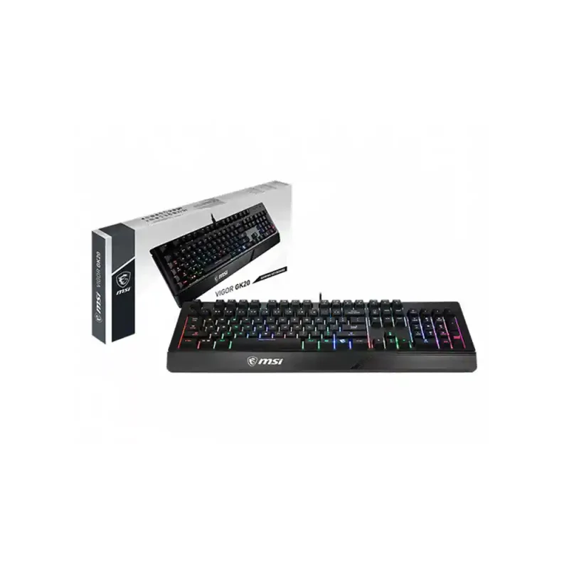 کيبورد گیمینگ ام اس ای مدل MSI VIGOR GK20 | فروشگاه خرید کامپیوتر لیان سیستم