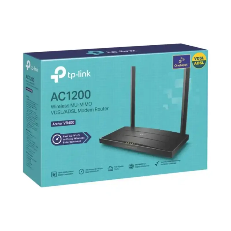 مودم روتر ADSL2 تی پی-لینک مدل VDSL/ADSL Archer VR400 | فروشگاه خرید کامپیوتر لیان سیستم