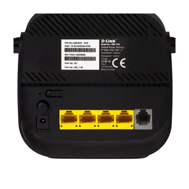 مودم روتر ADSL2 Plus بی سیم N300 دی-لینک مدل DSL-124 | فروشگاه خرید کامپیوتر لیان سیستم