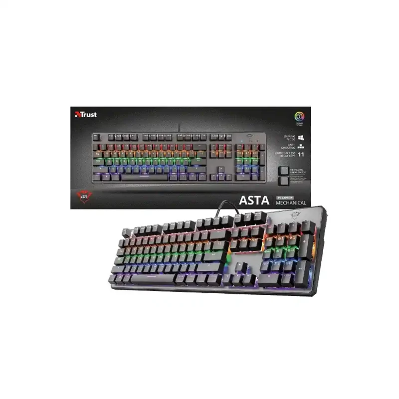 کیبورد مخصوص بازی تراست مدل GXT 865 ASTA MECHANICAL | فروشگاه خرید کامپیوتر لیان سیستم