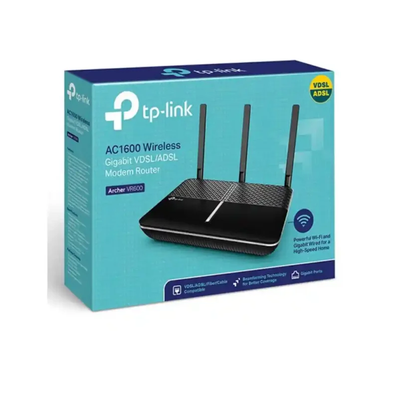 مودم روتر بی سیم VDSL/ADSL تی پی-لینک مدل Archer VR600 | فروشگاه خرید کامپیوتر لیان سیستم