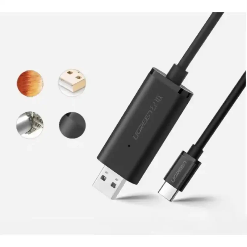 کابل USB به USB-C یوگرین US318 - 70420 طول 2 متر | فروشگاه خرید کامپیوتر لیان سیستم