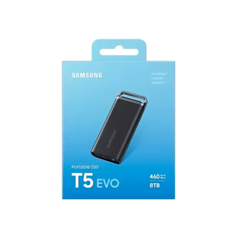 اس اس دی اکسترنال سامسونگ مدل T5 EVO مشکی ظرفیت 4 ترابایت | فروشگاه خرید کامپیوتر لیان سیستم
