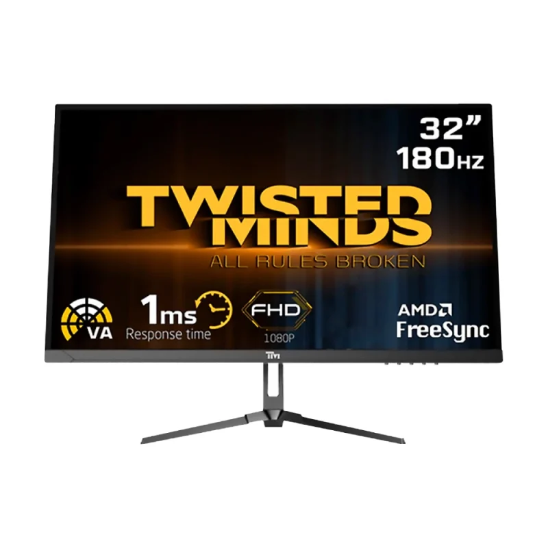مشخصات و خرید مانیتور 32 اینچ گیمینگ تویستد مایندز مدل TM32FHD180VA