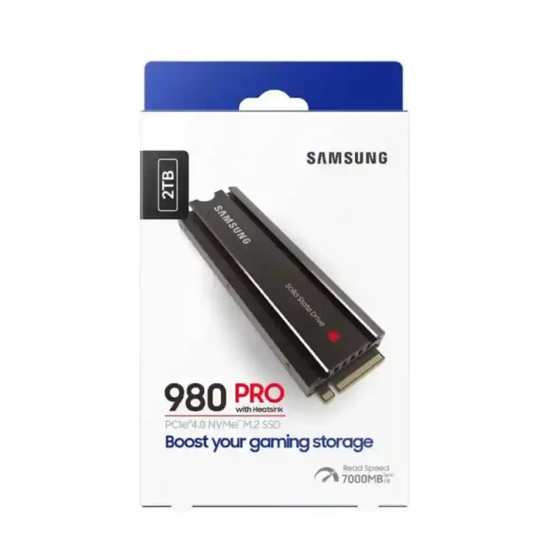 مشخصات و خرید اس اس دی اینترنال سامسونگ مدل 980PRO with Heatsink ظرفیت دو ترابایت