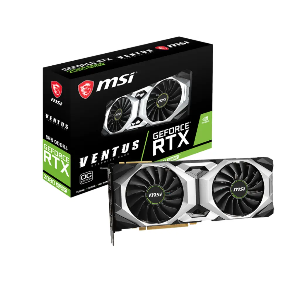 کارت گرافیک ام اس ای مدل MSI VENTUS RTX 2080 SUPER OC 8G GDDR6