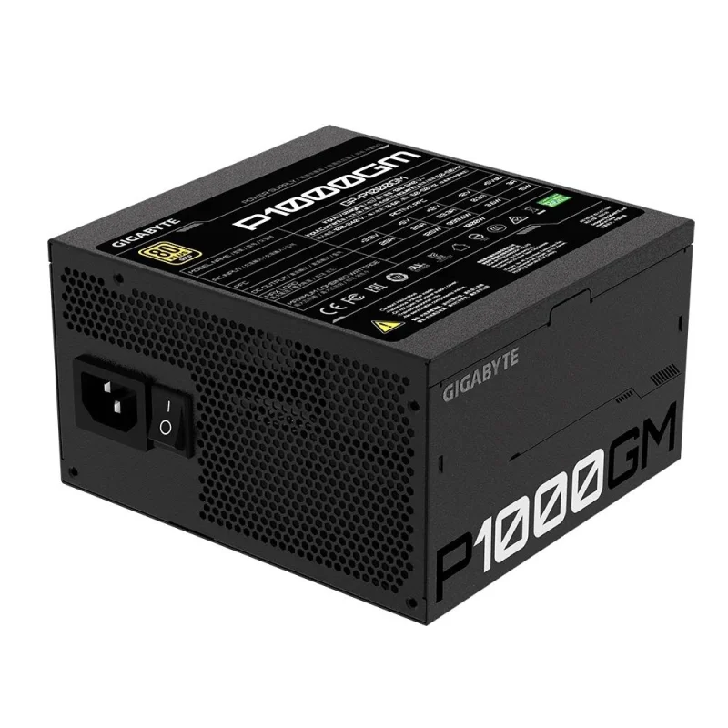 منبع تغذیه کامپیوتر گیگابایت مدل GIGABYTE P1000GM FULL MADULAR | فروشگاه خرید کامپیوتر لیان سیستم