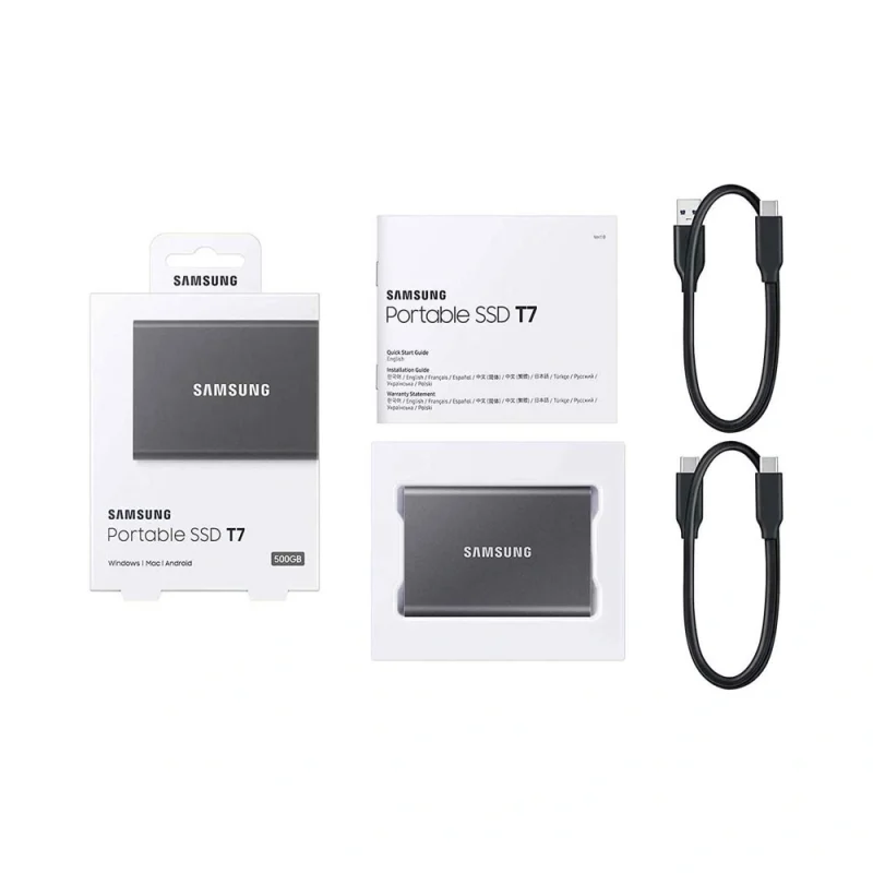 SSD اکسترنال سامسونگ مدل T7 ظرفیت 2 ترابایت | فروشگاه خرید کامپیوتر لیان سیستم