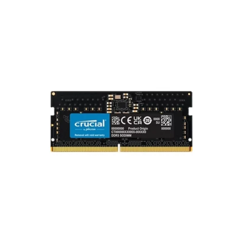 مشخصات و خرید رم لپ تاپ DDR5 تک کاناله 4800 مگاهرتز CL40 کروشیال ظرفیت 8 گیگابایت