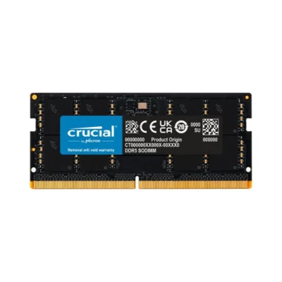 مشخصات و خرید رم لپ تاپ DDR5 تک کاناله 5600 مگاهرتز CL46 کروشیال ظرفیت 32 گیگابایت