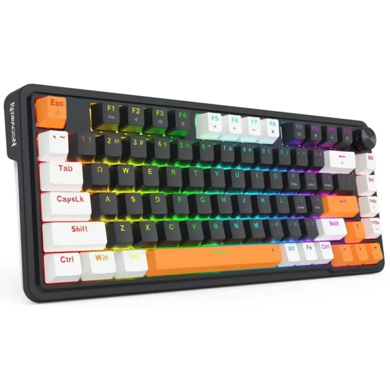 مشخصات و قیمت طراحی کیبورد گیمینگ ردراگون Redragon Landshaker K714 WBO RGB