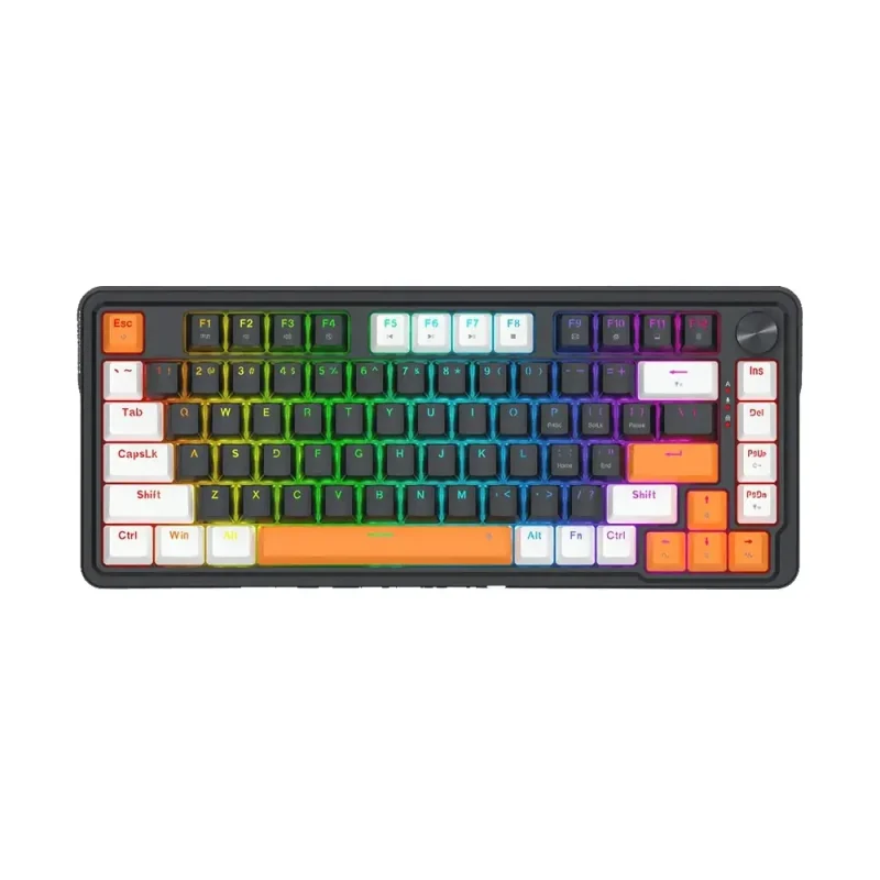 مشخصات و قیمت طراحی کیبورد گیمینگ ردراگون Redragon Landshaker K714 WBO RGB