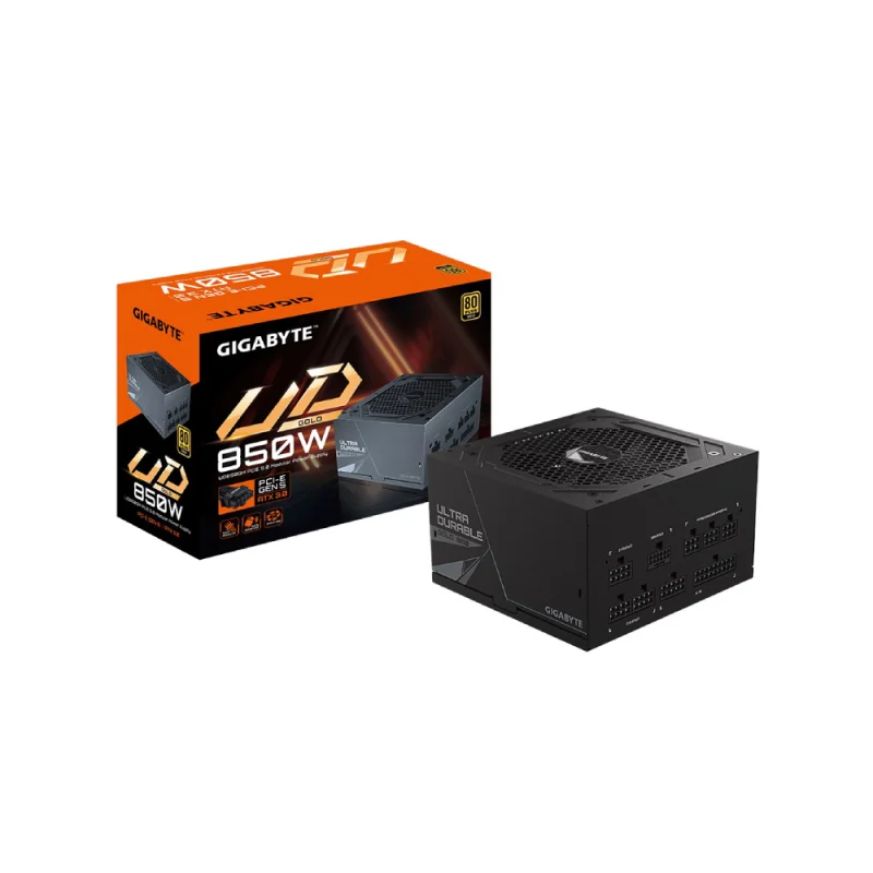 منبع تغذیه کامپیوتر گیگابایت مدل GIGABYTE UD850GM FULL MODULAR کارکرده | فروشگاه خرید کامپیوتر لیان سیستم